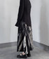 Blurred Print Skirt